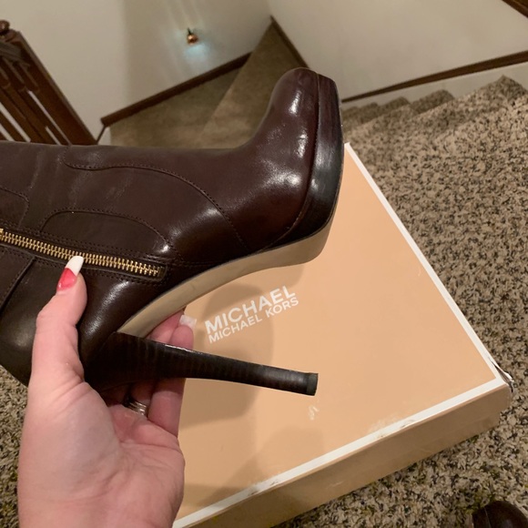 Michael Kors Deep Chocolate Brownie Bootie - Picture 5 of 8